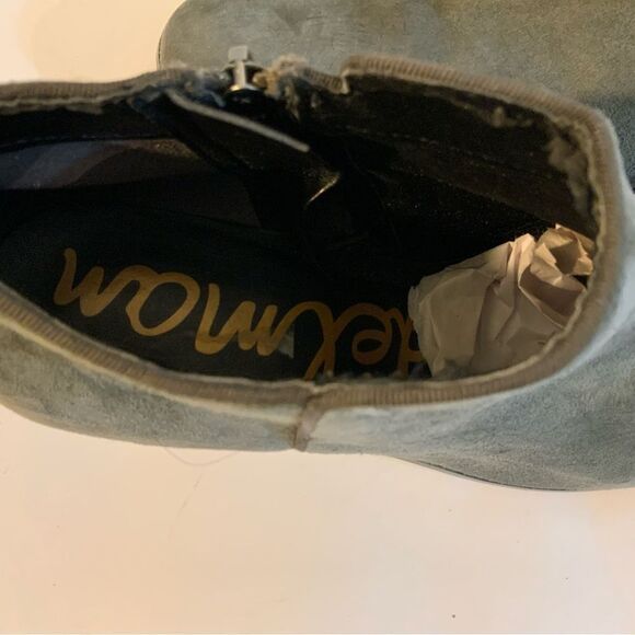 Sam Edelman Suede Gray Women's Ankle boots. Size 8.5M - Picture 12 of 13